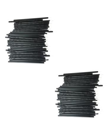 MAGICLULU 200 Pcs Wand Applicator Eyeliner Eye Makeup Tools Eyeliner Brush Eye Shadow Brush