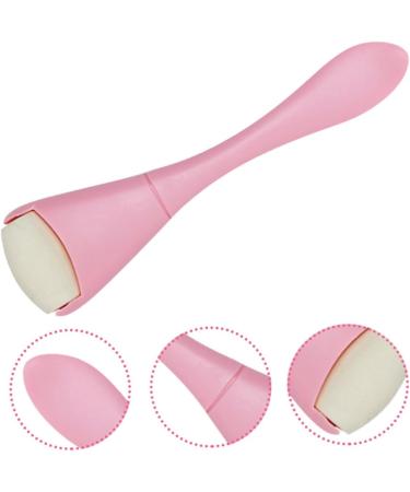 BELLIFFY Oil Removal Roller Oil-absorbing Facial Roller Skin Rolling Volcano Stone Oil Control Facial Volcanic Face Oil Absorbing Stick 10.30X2.70X1.50CM Pink - Buy Online on SooperMarket.com