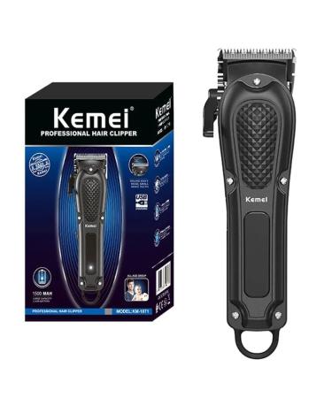 Kemei KM-1071 Electric Hair Clipper UBS Rechargeable Cordless Beard Trimmer Men Powerful Electric Hair Clipper Trimming Tool
