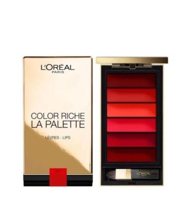 L'Or al Color Riche Lip Palette Nude Red 74 g (Pack of 1)