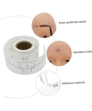 Didiseaon 1 Roll Disposable Ruler Stickers Reusable Eyebrow Ruler Brow Measurer Woman Tool Scale - Buy Online on SooperMarket.com