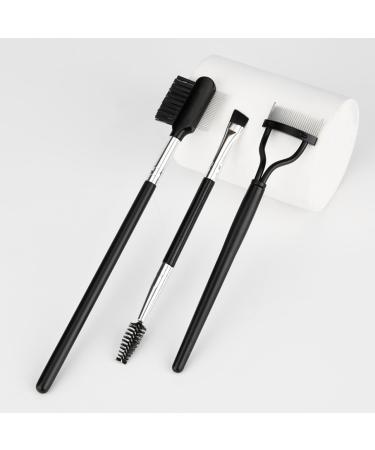 Eyelash Separator Tool 2in1 Eyelash Comb Kit Eyelash Brush Eyebrow Brush Lash Comb for Eye Makeup Accessory 3PCS Eyelash Comb Kit - Buy Online on SooperMarket.com