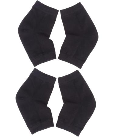 minkissy 4 Pairs Crack Heel Socks Gel Lined Socks Heel Sleeves Protectors Silicone Socks Moisturizing Socks Lined Socks Men Gel Spa Socks Ankle Socks Casual Socks Men and Women Anti-Crack - Buy Online on SooperMarket.com