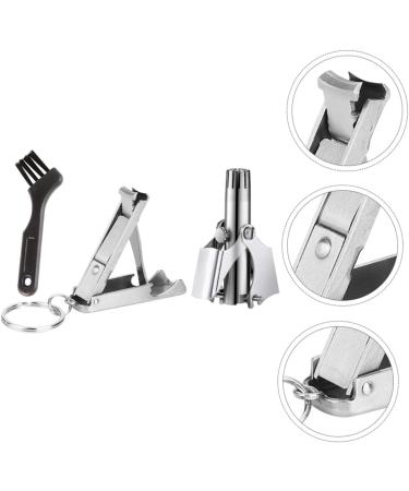 Housoutil Nose Hair Trimmer Set - Precision Scissors & Clipper for Grooming | Best Nose Hair Removal Tools - Buy Online on SooperMarket.com