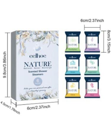 Rxuaw Shower Steamers Aromatherapy Tablets Natural Ingredients Refreshing Shower Bombs for Women Men Bath Supplies - Buy Online on SooperMarket.com