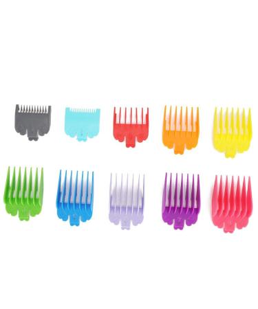 10pcs Comb Guide Set Electric Hair Clipper Spare Parts Hairstyling Limit Comb Attachment 1.5mm 4.5mm 25mm