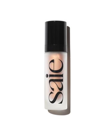 Saie Glowy Super Gel Lightweight Illuminator - Luminizer for Glowing Skin  Wear Alone or Under Makeup - Sunglow (1 oz)
