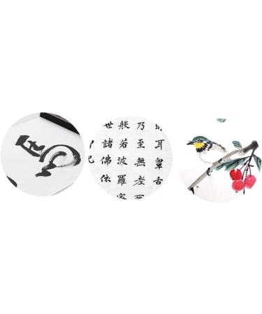 Operitacx Drawing Paper 70pcs Semi Rice Raw Ancient Drawing Semi-raw for Ink Practice Paper Writing Sumi Calligraphy Cooked White 78X48CM - Buy Online on SooperMarket.com