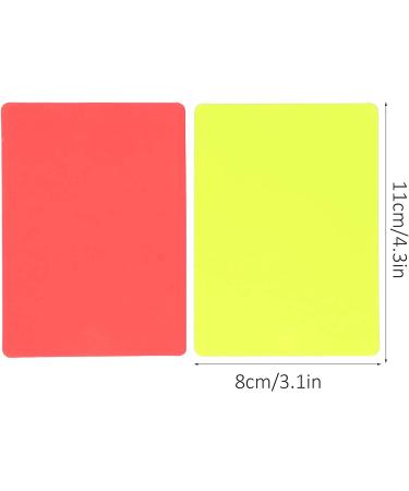 Estink Football Red and Yellow Card Set - Referee Tool for Matches in Schools or Stadiums - Buy Online on SooperMarket.com