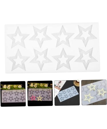 Silicone Mold Silicone Star Mold Star Chocolate Molds Candy Mold Epoxy Resin Craft Silicone Chocolate Mold Resin Letter Molds Star Fondant Cake White Silica Gel Insert Star Shape - Buy Online on SooperMarket.com