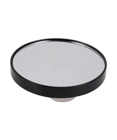 HEALLILY 7. 5cm 5X Magnifying Glass Mirror Small Round Wall Mirror Cosmetic Makeup Mirror Pocket Mirror Bathroom Mirror with Suction Cups (Black) Size 4