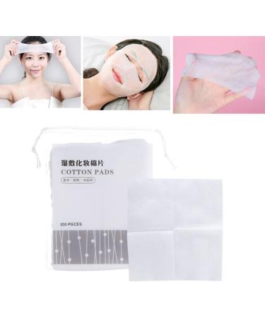 Housoutil Makeup Removal Pads - Wet & Dry Facial Towels | Disposable Cotton Cleansing Wipes for Easy Makeup Removal | 10x10cm Face Cloths - Buy Online on SooperMarket.com