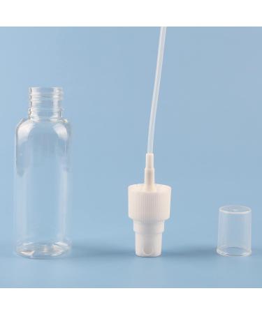 TIANZD 12 Pieces Empty 50 ml Clear PET Plastic Fine Mist Pump Spray Bottles with White Top Portable Sprayer for Perfume Water Cosmetic Travel Containers Refillable 2x Funnel - Buy Online on SooperMarket.com