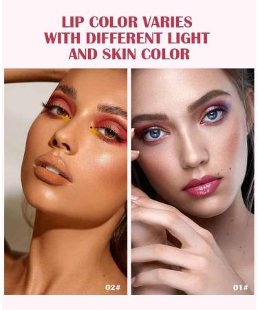 WALULAN Lip Plumping Nourishing Lip Color Gloss - Tootsie Lip Solution Cream 02 - Buy Online on SooperMarket.com
