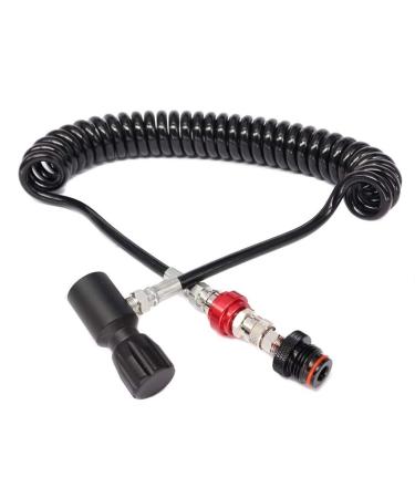 Tippmann HP Remote Coil W/Slide Check + Quick Disconnect