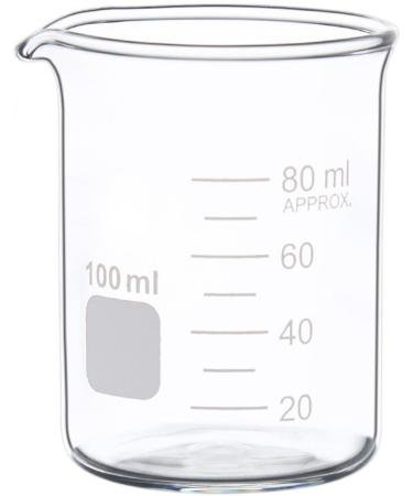 Glass Measuring Low Form Beaker Set - 50ml, 100ml, 250ml Graduated Beaker Set - Buy Online on SooperMarket.com