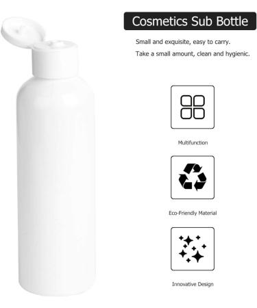 Beaupretty Pump Bottle Dispenser Empty Shampoo Bottles Refillable 200ml Leakproof Travel Bottles Cosmetic Containers for Liquids Cream 5pcs Travel Shampoo - Buy Online on SooperMarket.com