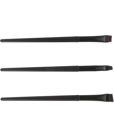 Healeved 12 Pcs Eyeliner Brush Eyebrow Brush Eyeliner Makeup Tool Cosmetic Brush Artificial Fiber Black - Buy Online on SooperMarket.com