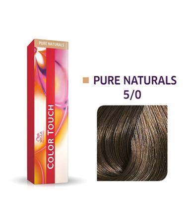 Wella Professionals Color Touch 5/0 Light Brown 60ml Premium Hair Color for International Shipping - Buy Online on SooperMarket.com