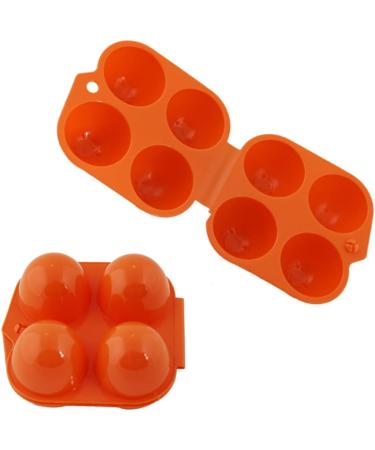 GLEAVI 6 Pcs Eggs 2 Grids Egg Case for Bbq Snap Lock Egg Holder for Fishing Barbecue Storage Box Travel As Shownx3pcs Mx3pcs - Buy Online on SooperMarket.com