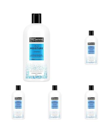 TRESemm Moisture Rich Conditioner with vitamin E for dry damaged hair 900 ml (Pack of 5) WHITE 900 ml (Pack of 5)