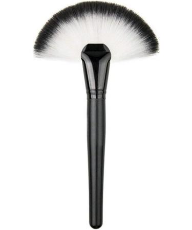 Large Slim Fan Makeup Brush Blending Highlighter Face Contour Powder Brush New Released Nice Design Black - Buy Online on SooperMarket.com
