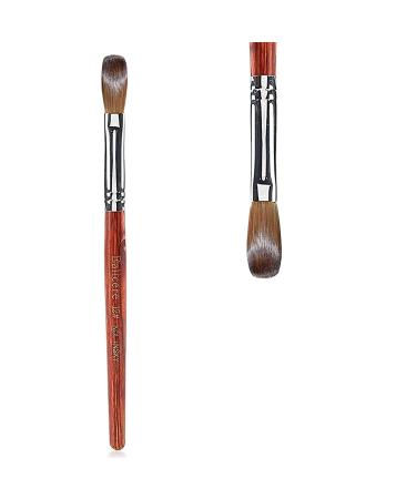 12# Sable Nail Art Brush Manicure tool Red Wooden Nail Brush for acrylic nails Polygel Brush for Acrylic