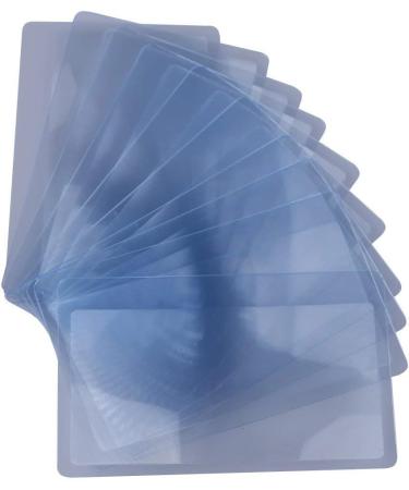 10 PCS Credit Card Sized Magnifying Lenses3 X Magnifier Magnification Magnifying Fresnel Lens Superior Quality and Creative - Buy Online on SooperMarket.com
