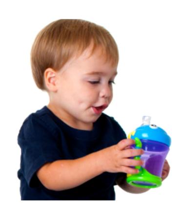 Nuby iMonster Grip N Sip Cup - 7 oz (210 ml) for 4+ Months | Toddler Sippy Cup - Buy Online on SooperMarket.com