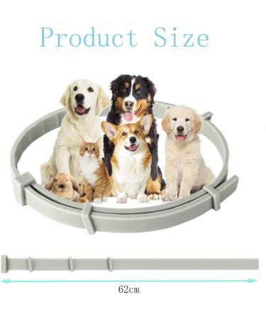 Teck Neck Band for Dogs & Cats | Adjustable Tick & Flea Collar | 100% Natural Ingredients | Up to 8 Months Protection - Buy Online on SooperMarket.com