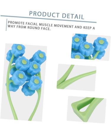 minkissy Facial Roller V Face Body Roller Multi Purpose Tool Chin Roller Facial Tool Face Exerciser Face Contour Beauty Tools Men and Compact Assorted Color 2 21X7cm - Buy Online on SooperMarket.com