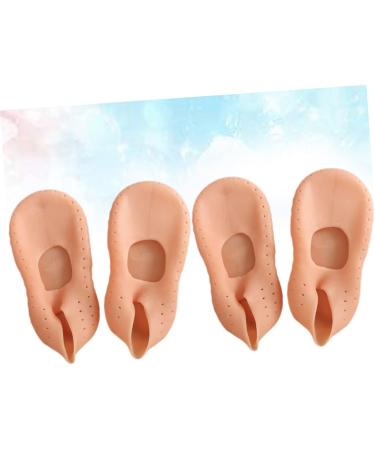 Amosfun 2 Pairs Gel Moisturizing Sleeves Heel Room Socks Height Increase Socks Silicone Moisturizing Socks Lotion Socks Plantar Inserts Lightweight Socks Foot Women's Beach Socks - Buy Online on SooperMarket.com