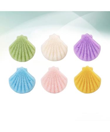 FRCOLOR Natural Konjac Facial Sponge Set - 6pcs Face Cleansing Puffs for Gentle Cleansing - Buy Online on SooperMarket.com