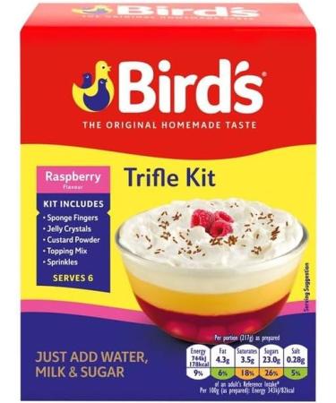 Trifle Bundle with Birds Strawberry Trifle Mix 141g x2 and Raspberry Trifle Mix 141g x2 (4 Pack) - Buy Online on SooperMarket.com