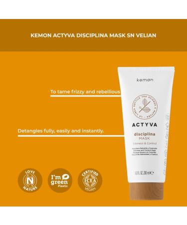 Kemon Actyva Disciplina Hair Mask 200ml - Hydrating Hair Treatment - Buy Online on SooperMarket.com