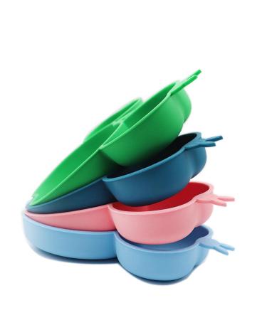 URONNFIT Baby Suction Plate - BPA-Free Silicone Self-Feeding Plate for Toddlers | Microwave & Dishwasher Safe (Green) - Buy Online on SooperMarket.com
