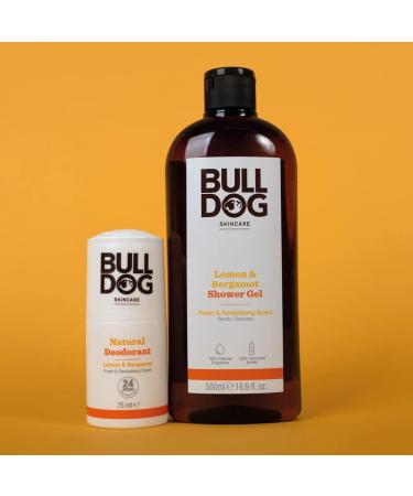 Bulldog Skincare Lemon & Bergamot Shower Gel 500ml - Refreshing Body Wash - Buy Online on SooperMarket.com