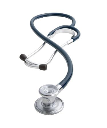 ADC 647N Adscope Model 647 Sprague-1 Lightweight Single-Tube Stethoscope with 5 Interchangeable Chestpiece Options Navy