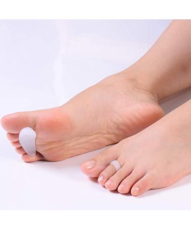 Silicone Gel Hammer Toe Straightener & Toe Separator - 8 Pairs for Foot Pain Relief & Bunion Protection - Buy Online on SooperMarket.com