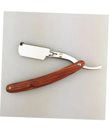 Angoily 2pcs Metal Manual Razor Set - Safe Shaving Razor for Men with Wooden Handle | International Shipping Available - Buy Online on SooperMarket.com