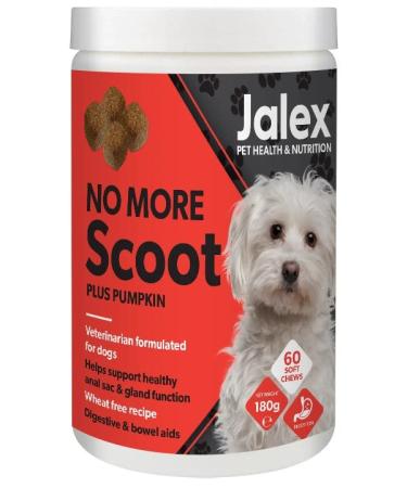 Jalex No More Scoot for Dogs 60 Soft Chews | Anal Gland Dog Supplement