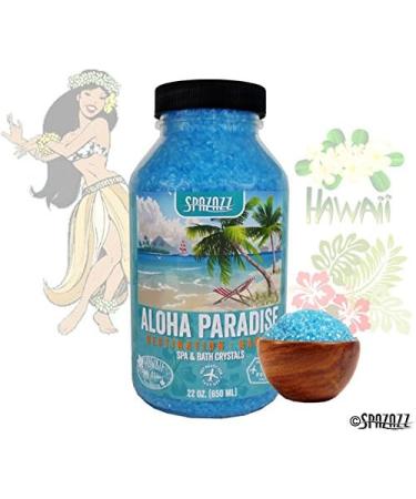 Spazazz Hawaii Aloha Paradise Destination Crystals Container 22 oz - Aromatherapy 1.3 lb (Pack of 1) - Buy Online on SooperMarket.com