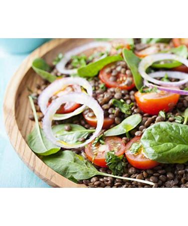 Organic French Green Lentils 10 Pounds - Non-GMO Whole Dry Beans | Raw Sproutable Vegan Kosher Bulk - High in Folate, Fiber, Plant-Based Protein | Ideal for Soups, Chili, Stews, Curries - Buy Online on SooperMarket.com