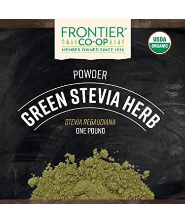 Buy Frontier Organic Powdered Stevia Herb 16 oz - Natural Sweetener Online - Buy Online on SooperMarket.com