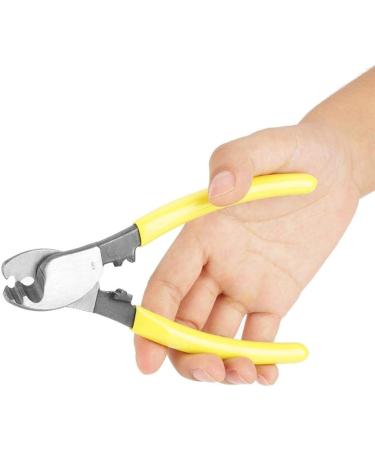 Cable Cutter Cable Cutting Pliers 6 Inch Chrome Vanadium Steel Cable Wire Cutter Electric Wire Cutter Hand Cutting Tool 6 "Cable Clamp Crimping Pliers Crimp Plier - Buy Online on SooperMarket.com