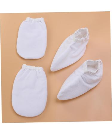 FOMIYES 2 Pairs Spa Gloves Bath Treatment Mitt Insulated Gloves Hand Treatment Mitts Paraffin Wax Gloves Foot Spa Cover Cosmetic Hand Wax White - Buy Online on SooperMarket.com