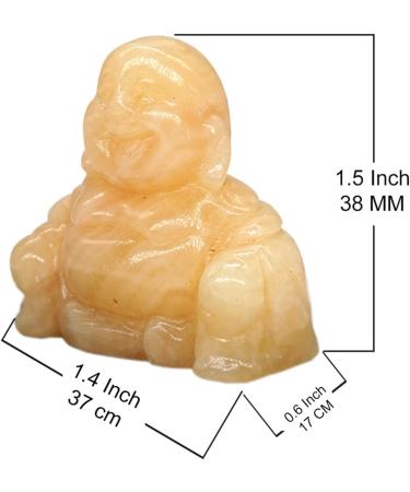 TRUSTTWO 1.5" Buddha Statue Natural Healing Crystal Reiki Chakra Spiritual Hand Carved Stone Maitreya Figurine Crafts Home Lucky Decor The White Turquoise - Buy Online on SooperMarket.com