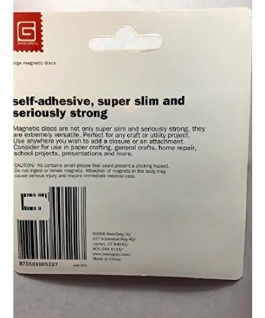 Basic Grey Large Magnetic Snaps - 5/8 Diameter, 1/32 Thickness - Buy Online on SooperMarket.com