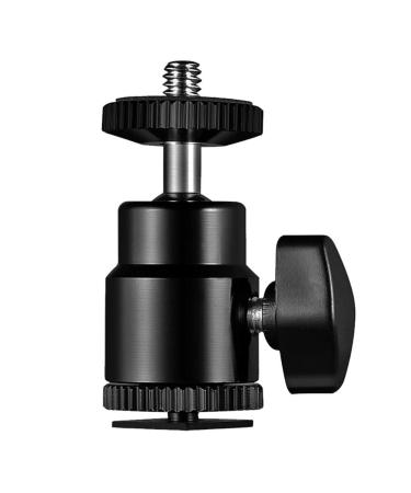SLOW DOLPHIN Camera Hot Shoe Mount 1/4" with 1/4" Screw Adapter for Cameras Camcorders Smartphone Microphone Gopro LED Video Light Video Monitor Tripod Monopod