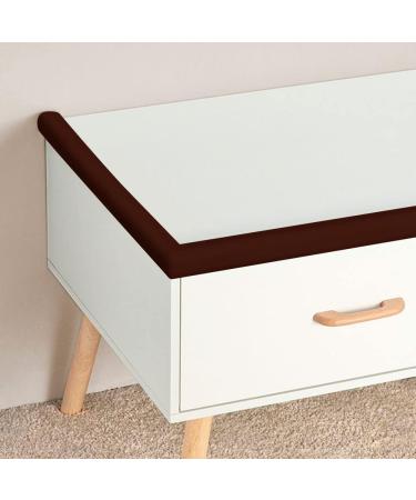 Baby Proofing Edge and Corner Guard Set - 2m / 6.5ft Furniture Bumpers with 8 Corner Guards - Pre-Taped Cushions in Brown - Child Safety Protectors - Buy Online on SooperMarket.com
